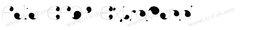Folio EFOP ExtraCond字体转换